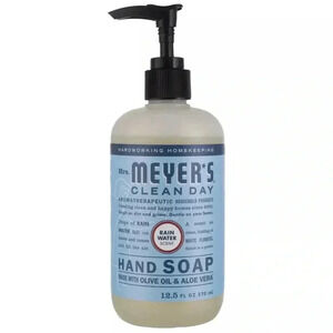 Mrs. Meyer's Clean Day Hand Soap Liquid, Rain Water, 12.5 fl oz NEW NEVER OPENED